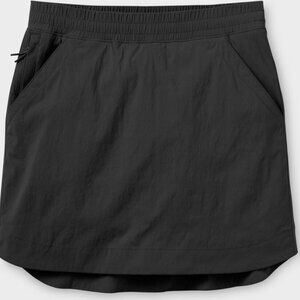 Duluth Trading Co. Black Active Outdoor Skirt with shorts Women's 8 Gorpcore